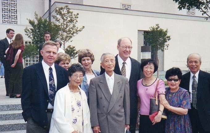 With President Nielson and 林存斌沈亦彬陳顧翹珍