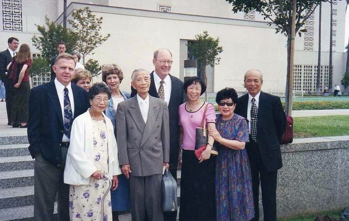 With President Nielson and 林存斌沈亦彬陳顧翹珍