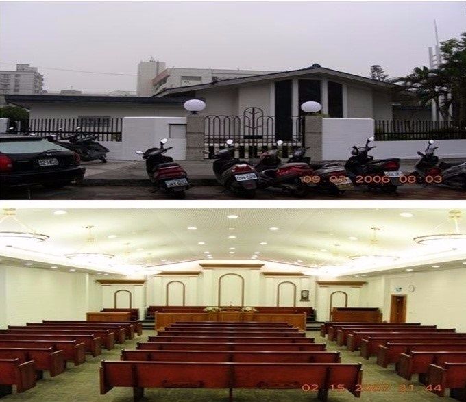 五權教堂 – 台中支聯會中心 1972年落成奉獻，1985年擴建
台中市五權路498-30號